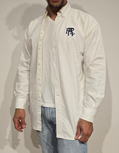Chemise blanche brodé RLR - M