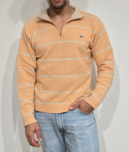 Pull camionneur en laine orange - S