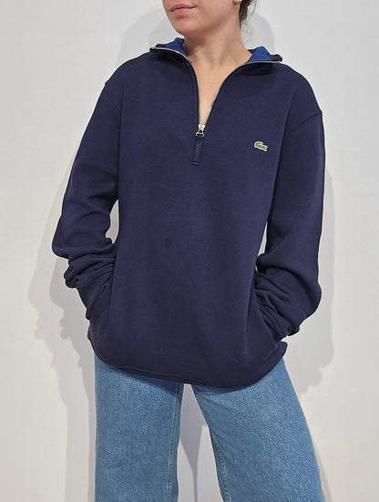 Pull camionneur en coton marine - XL