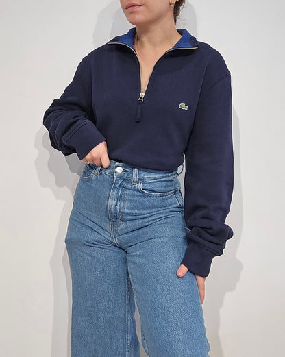 Pull camionneur en coton marine - XL