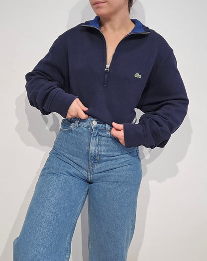 Pull camionneur en coton marine - XL