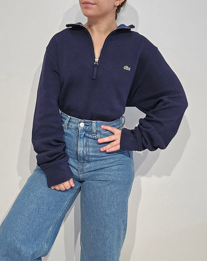 Pull camionneur en coton marine - XL