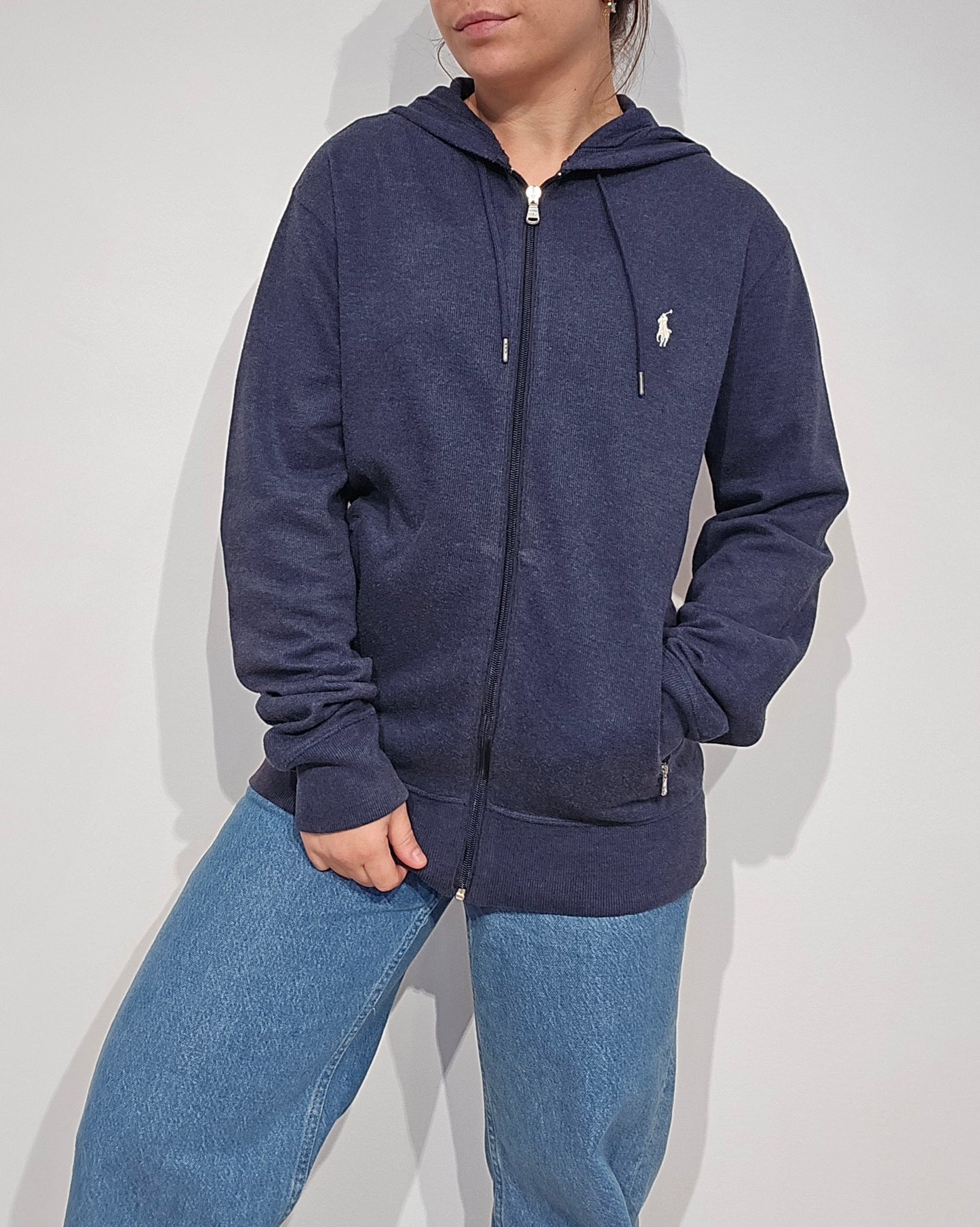 Veste / sweat à capuche Ralph Lauren bleu - S