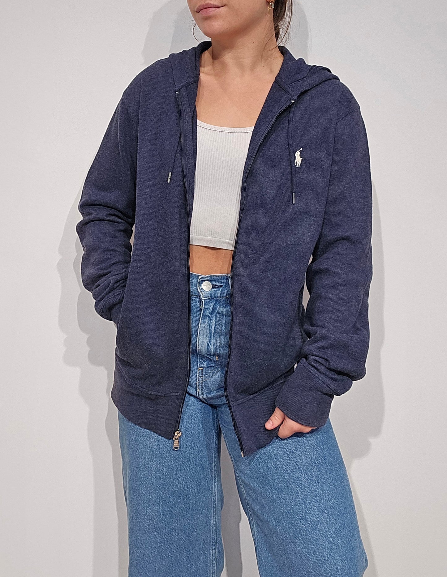 Veste / sweat à capuche Ralph Lauren bleu - S