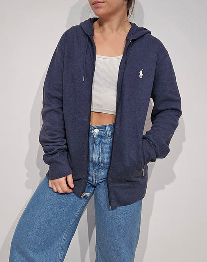 Veste / sweat à capuche Ralph Lauren bleu - S
