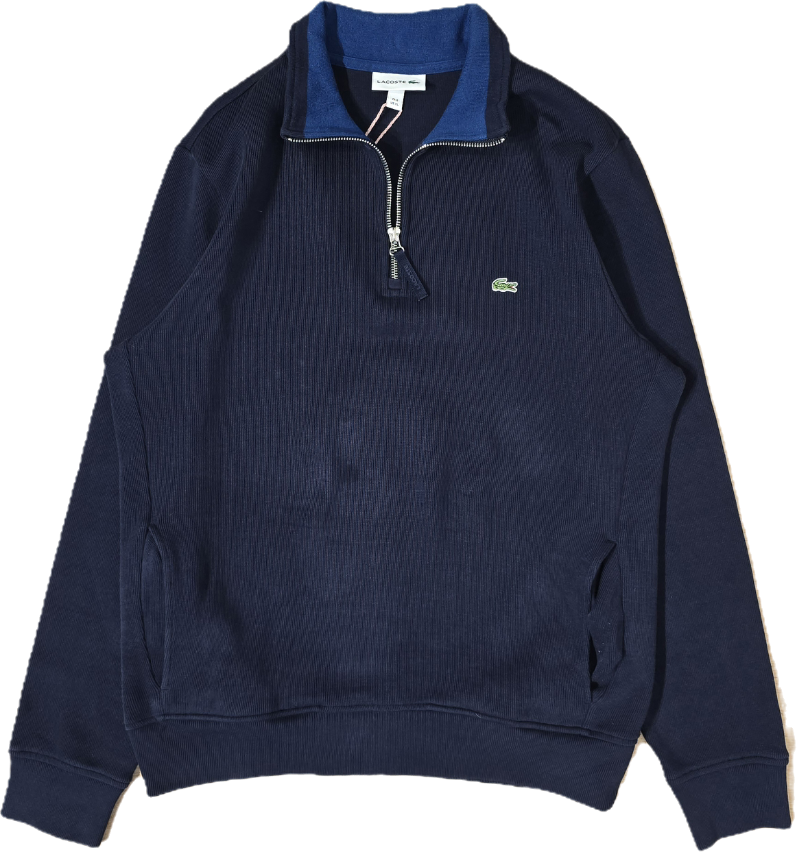 Pull camionneur en coton marine - XL
