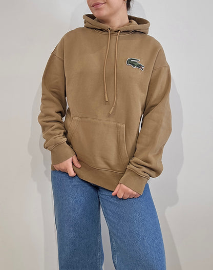 Sweat à capuche marron - S