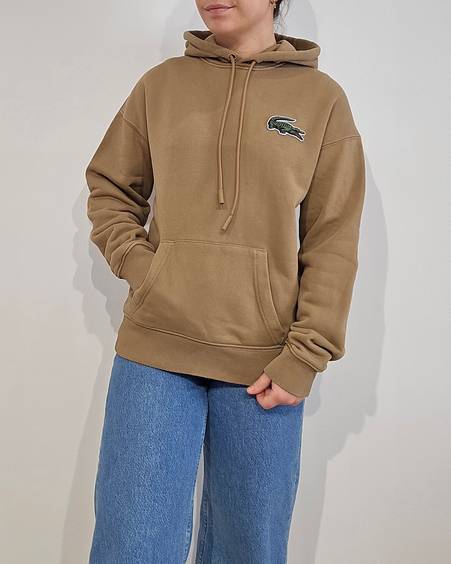 Sweat à capuche marron - S