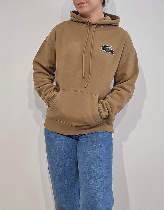Sweat à capuche marron - S