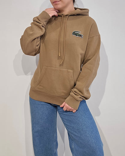Sweat à capuche marron - S