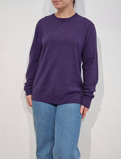 Pull en laine violet - S/M