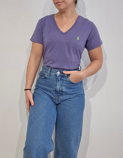 Tee-shirt en coton violet - S/M
