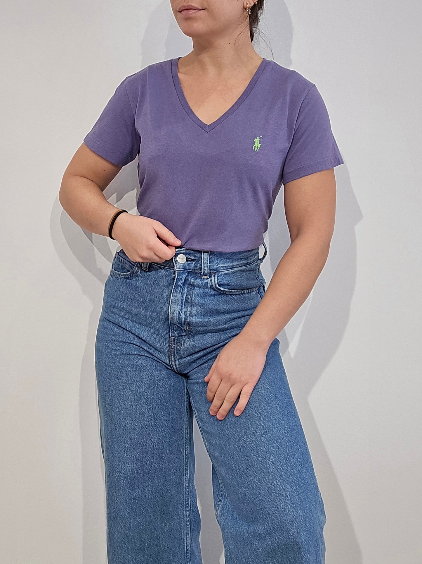Tee-shirt en coton violet - S/M