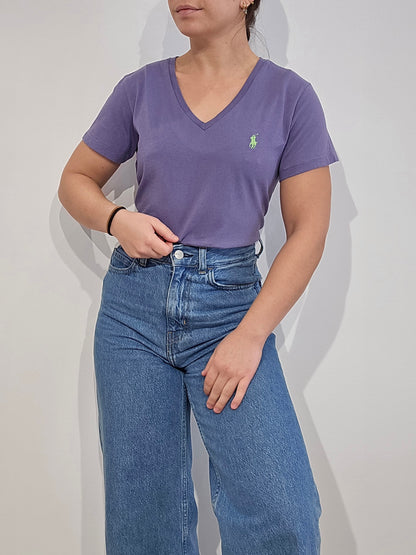 Tee-shirt en coton violet - S/M