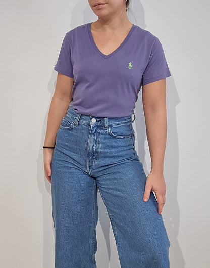Tee-shirt en coton violet - S/M