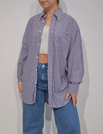 Chemise à carreaux violet - XL