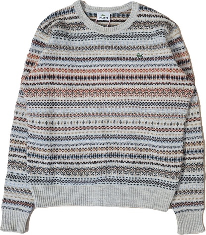Pull vintage marron à motifs des années 90' - M