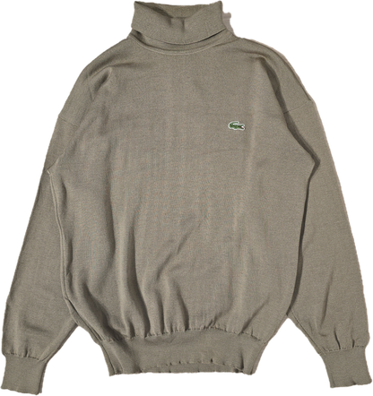 Pull made in France col roulé marron des années 80' - S