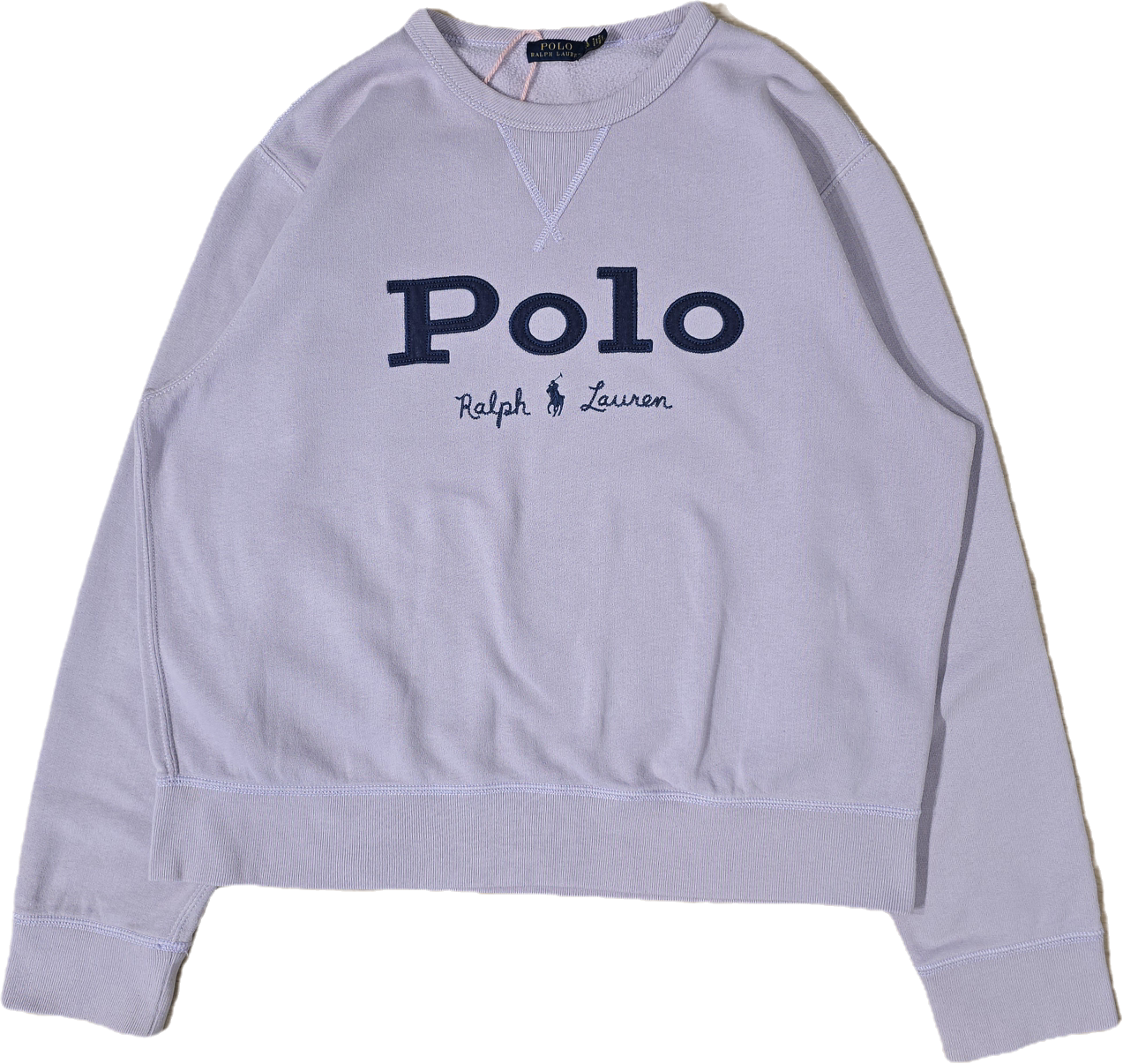 Sweat lila "polo" brodé - XL