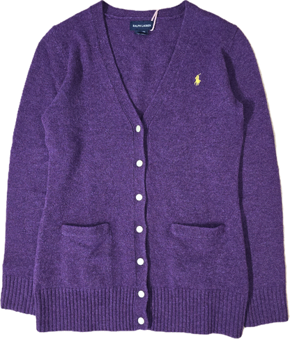 Cardigan en laine violet - S/36