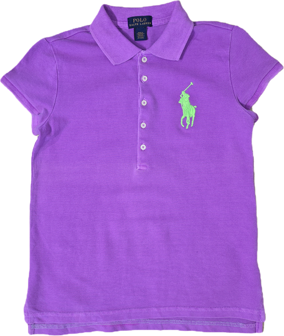 Polo moulant en coton rose - XS