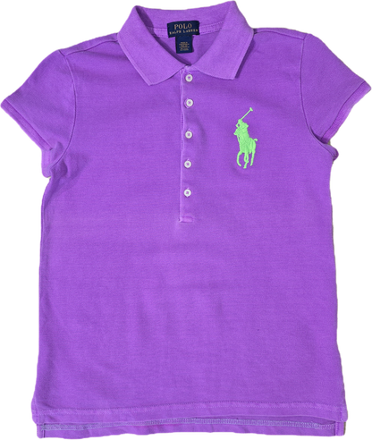 Polo moulant en coton rose - XS