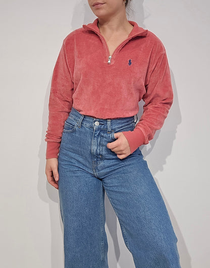 Pull camionneur en éponge rose - XXS/XS