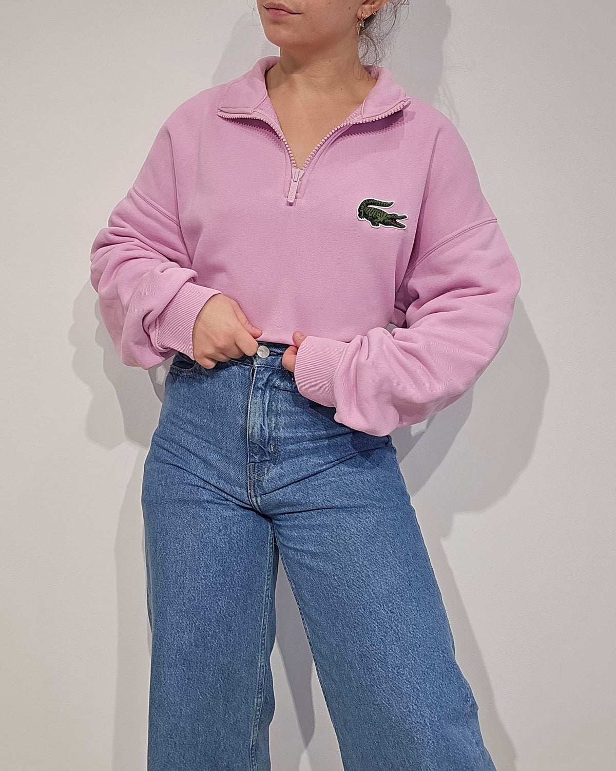 Pull camionneur rose Loose fit - XL