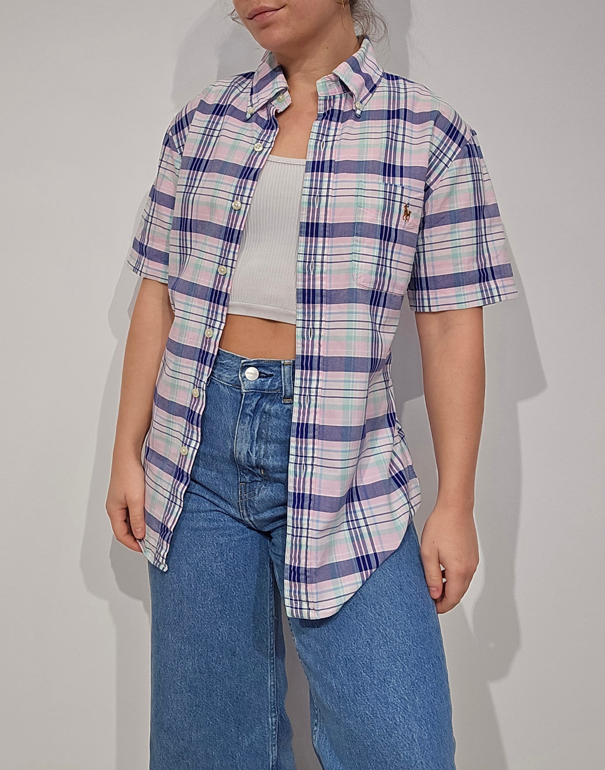 Chemise à carreaux - S