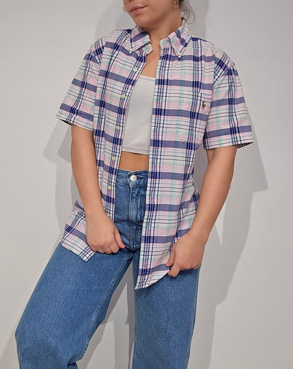 Chemise à carreaux - S