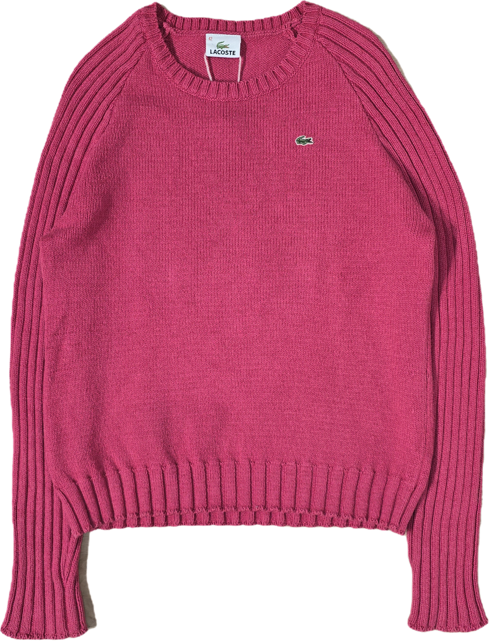 Pull rose fushia des années 90' Fabriqué en Espagne - S