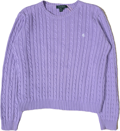 Pull torsadé lila - M/L
