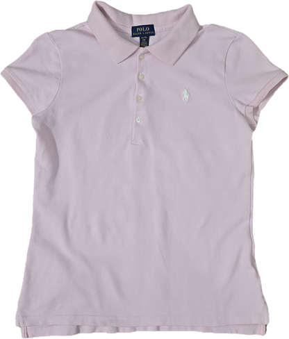 Polo en coton rose clair - XS