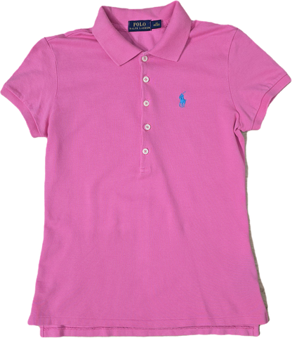 Polo en coton rose - XS