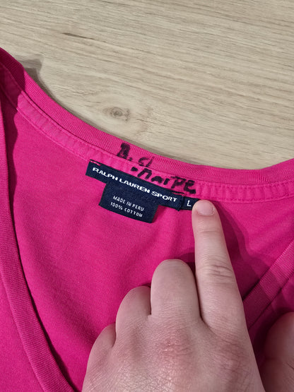 Tee-shirt en coton rose fushia - M/L