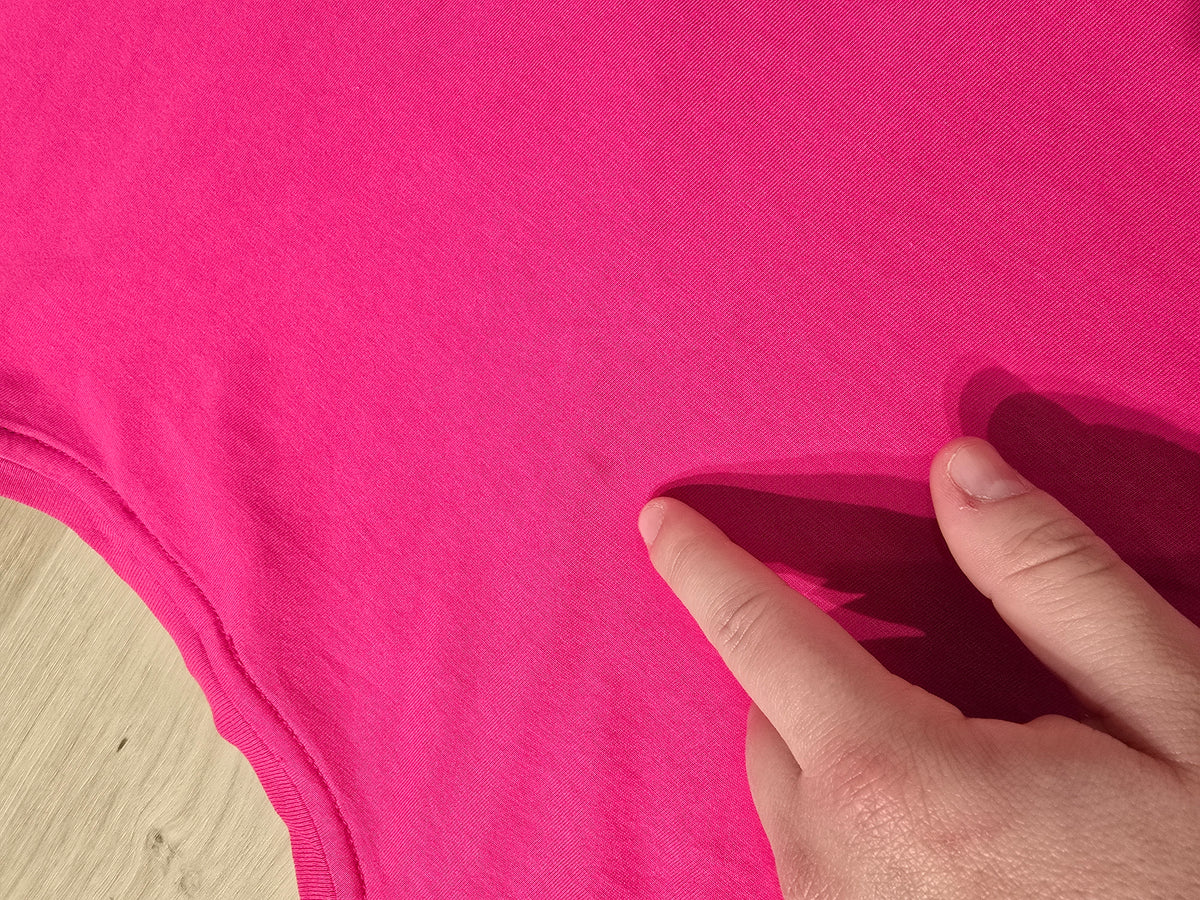 Tee-shirt en coton rose fushia - M/L
