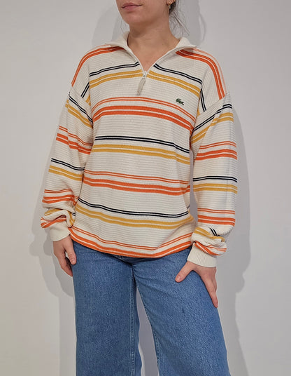 Pull camionneur à rayures des années 90' - M