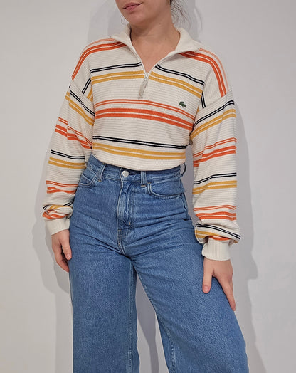 Pull camionneur à rayures des années 90' - M