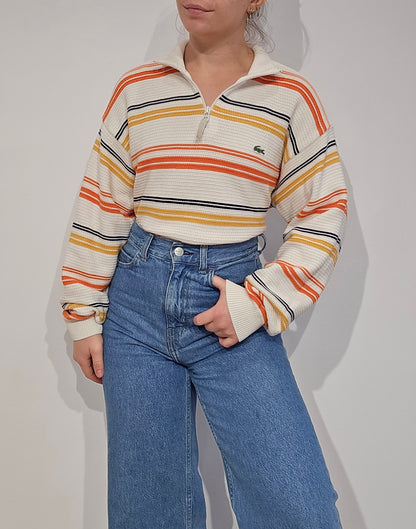 Pull camionneur à rayures des années 90' - M