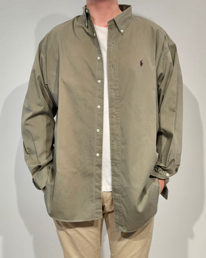 Chemise Blake en coton kaki - XXL