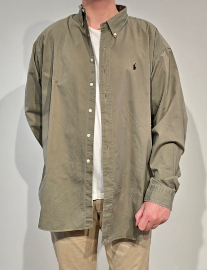 Chemise Blake en coton kaki - XXL
