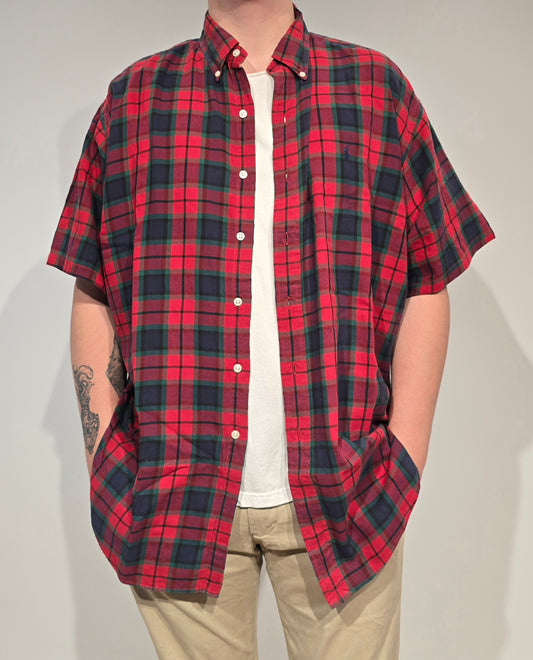 Chemise Blake à carreaux rouge - XL