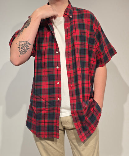 Chemise Blake à carreaux rouge - XL