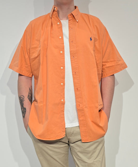 Chemise Blake en coton orange - L