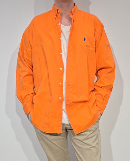 Chemise Blake en coton orange - XL