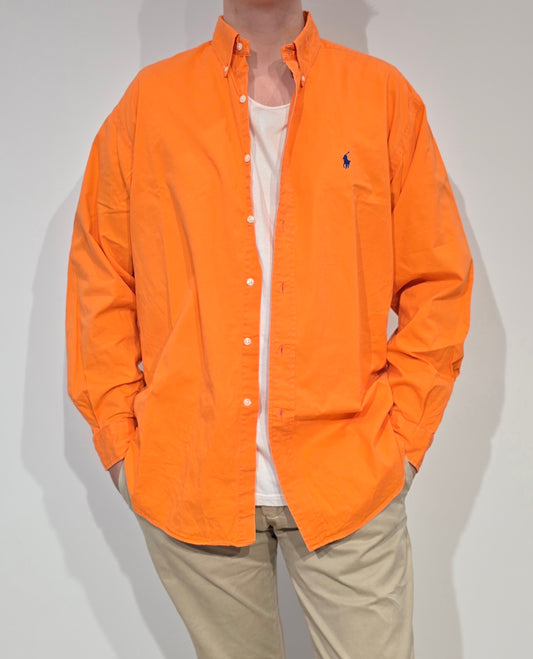 Chemise Blake en coton orange - XL