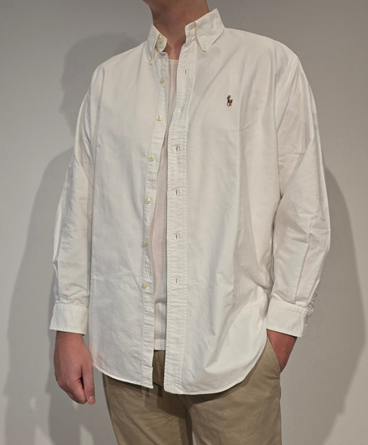 Chemise en coton blanc - L