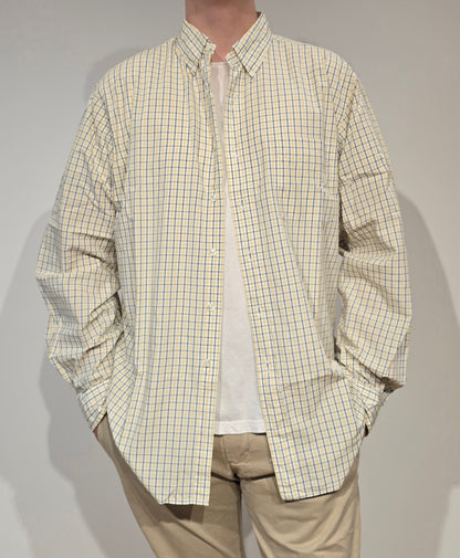 Chemise en coton à carreaux - XL