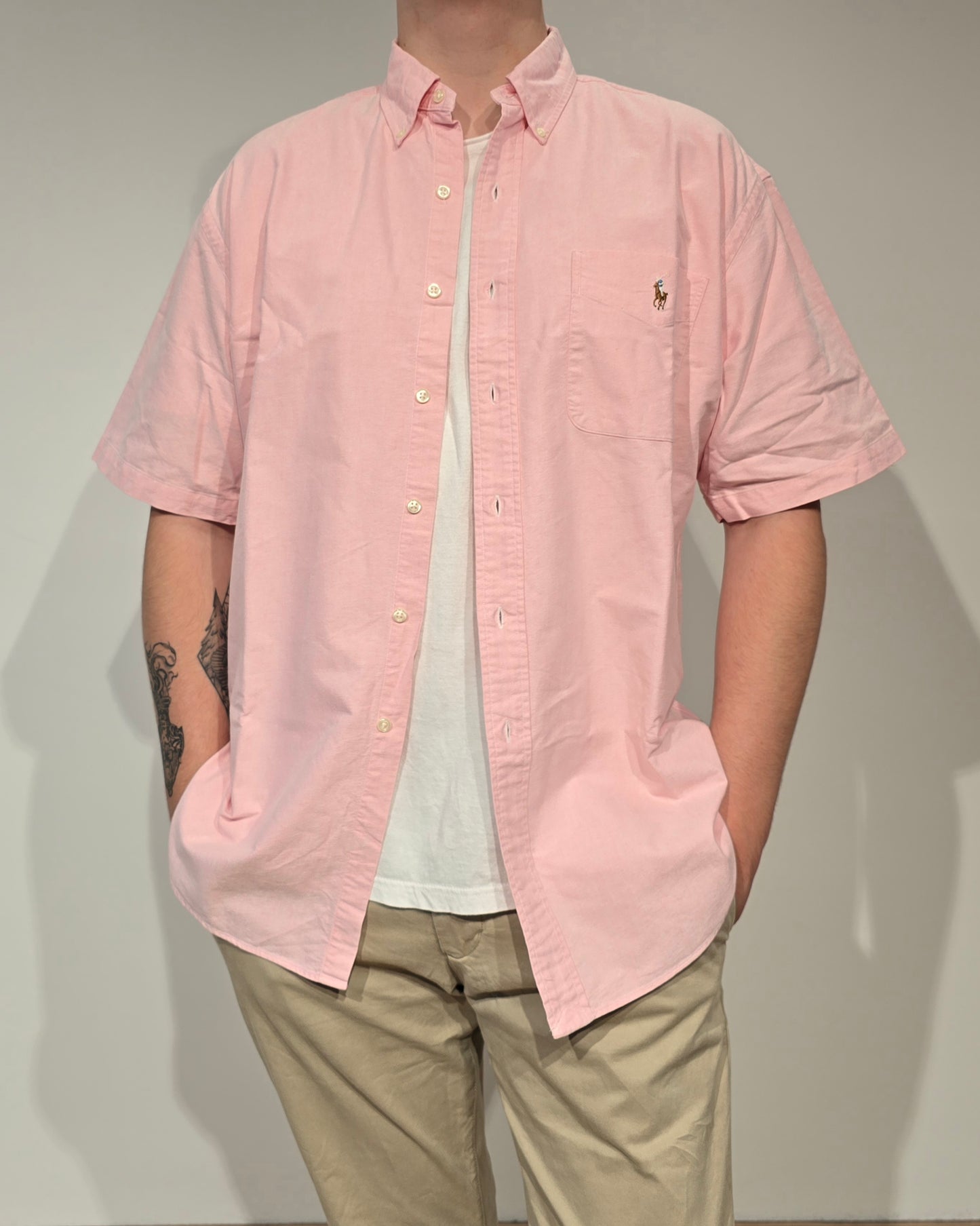 Chemise blake rose clair - XL