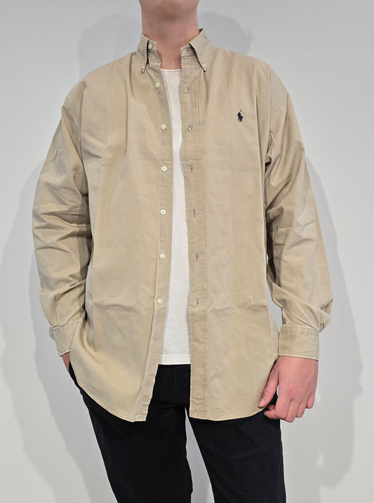 Chemise BLAKE en coton beige - XL
